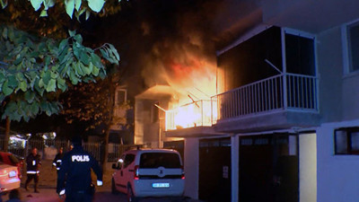 Ankara'da yangın: 3'ü çocuk 5 kişi dumandan etkilendi