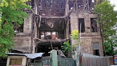 İttihat ve Terakki'nin eski genel merkeziydi: Pembe Konak, otopark oldu!