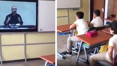 Okulda Said Nursi propagandası