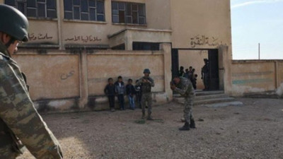 Terör örgütü PKK, okulu mevzi haline getirmiş