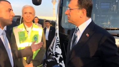 Ekrem İmamoğlu yerli metrobüsleri test etti