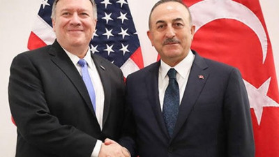 Bakan Çavuşoğlu Mike Pompeo ile görüştü (20 Kasım 2019)