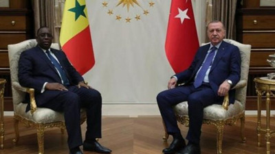 Erdoğan, Senegal Cumhurbaşkanı ile görüştü