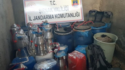 Şırnakta 2 ton patlayıcı ele geçirildi