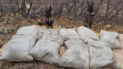 Operasyonda ele geçirildi! Tam 450 kilo!