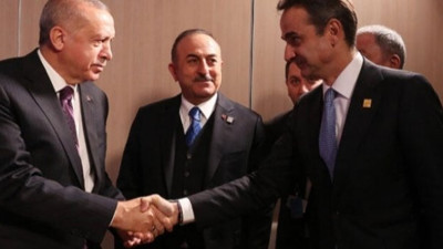 Cumhurbaşkanı Erdoğan, Miçotakis ile görüştü