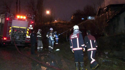 Ankara'da 3 gecekondu kundaklandı