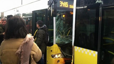 Fikirtepe'de metrobüs kazası!