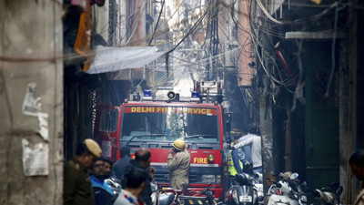 Hindistan'da yangın faciası: En az 40 ölü