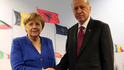 Erdoğan, Merkel ile görüştü (06 Ocak 2020)