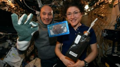 Uzayda pişirilen ilk yiyecek!