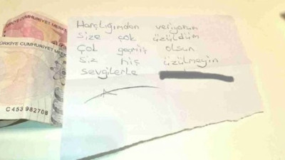 Elazığ'a yardım paketinden çıkan not herkesi duygulandırdı
