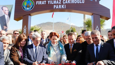 Meral Akşener, Fırat Çakıroğlu Parkı'nın açılışını yaptı