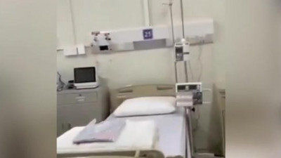 Çin’de coronavirüsle mücadele için inşa edilen hastaneden görüntüler paylaşıldı