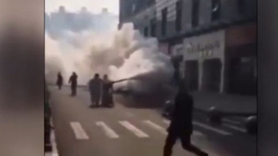 Wuhan sokaklarında coronavirüs ilaçlaması