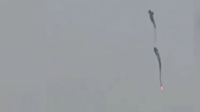 Suriye'ye ait bir helikopter daha düştü