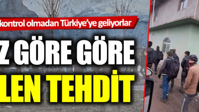 İran'dan Türkiye'ye geçiyorlar