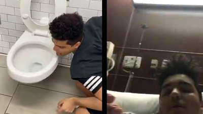 Klozeti yalayan fenomenin korona virüs testi pozitif çıktı