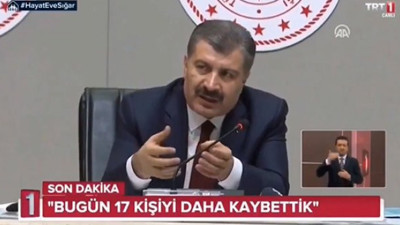 TRT Murat Sancak'ı eleştiren Fahrettin Koca'nın yayınını kesti!