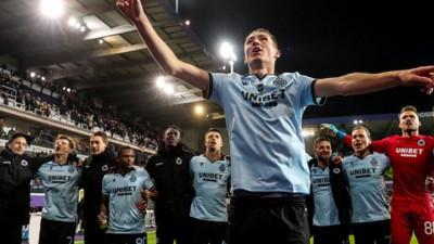 Belçika'da Club Brugge şampiyon ilan edildi