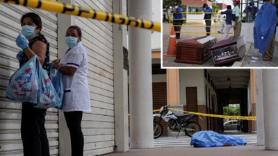 Ekvador'da sokaklardan 150 ceset toplandı