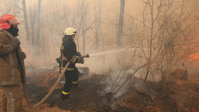 Çernobil alarmı: Yangın nükleer santrale yaklaşıyor