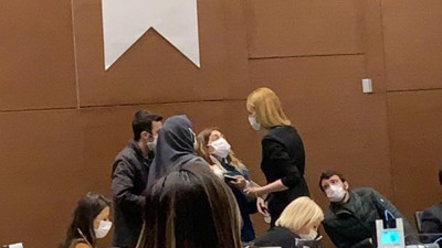 A Haber muhabiri Bakan Koca'nın basın toplantısını karıştırdı