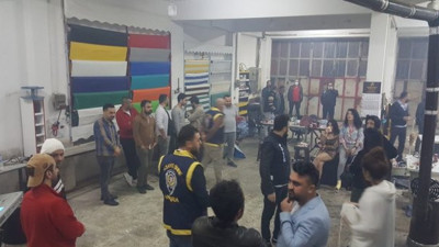 Ankara'da şok görüntü! Çadır deposunda basıldılar