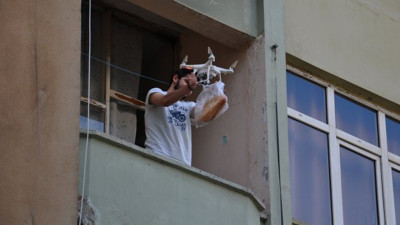 Gaziantep’te ‘Drone’ ile ekmek servisi