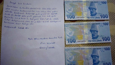 Aydın'da yurtlardan ayrılan vatandaşlar para bıraktı