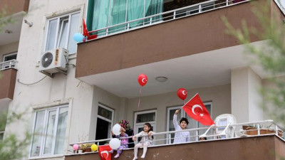 23 Nisan’da en güzel fotoğraf o şehirden geldi
