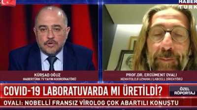 Prof. Ercüment Ovalı canlı yayında açıkladı: Virüs Wuhan’da nasıl ortaya çıktı?