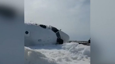 Mucize kurtuluş kameralara böyle yansıdı, işte düşen helikopterin o anları