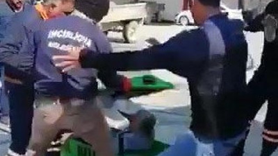 Aydın'da belediye ekiplerinin zor anları