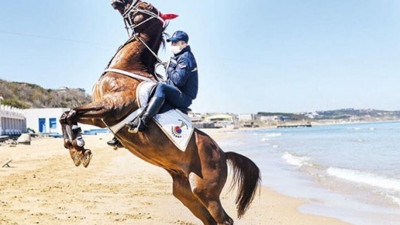 Topkapı Sarayı'ndan sahil kenarında nöbete