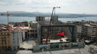 Yeni Atatürk Kültür Merkezi yükseliyor