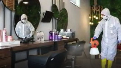 Kuaför ve berberlerin açılmasına günler kala o belediyeden örnek hizmet