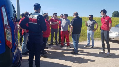 Kayıptı, drone ile tarlada bulundu