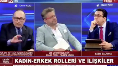 Prof. Kutluk Özgüven'den 12 yaşındaki kız çocukları için Akit TV'de skandal sözler!
