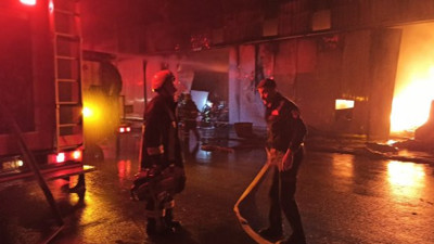 Çorum'u gece alevler aydınlattı