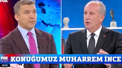 CHP'li Muharrem İnce'den canlı yayında Osman Öcalan isyanı