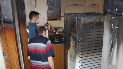 Babasıyla tartıştı, evi ateşe verdi