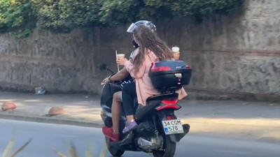 Ölümüne kahve keyfi kameralara böyle yansıdı