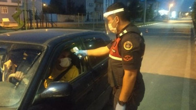 O beldeye giriş- çıkışlar sınırlandırıldı