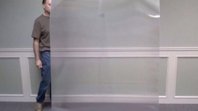 Görünmezlik pelerini görünmez oldu