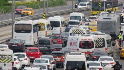 İstanbul trafiği durma noktasında