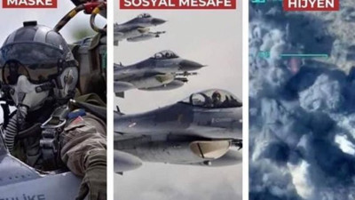 Sosyal medyada elden ele dolaşan fotoğraf: Türk savaş pilotlarının sosyal mesafe kuralını açıkladılar