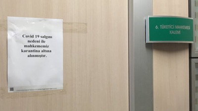 Tüketici mahkemesi memurunda çıktı! İstanbul Adliyesi'nde korona karantinası