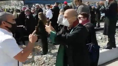 Polis itti, avukat direndi: İki kanun adamı böyle karşı karşıya geldi