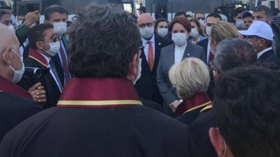 Meral Akşener ve Mansur Yavaş'tan baro başkanlarına destek ziyareti